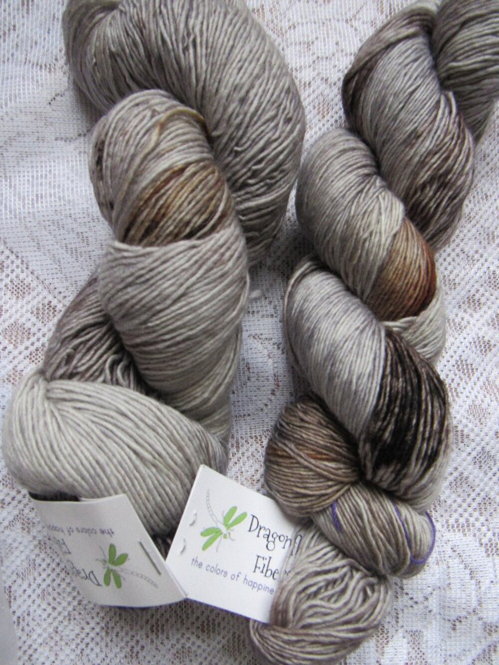 Dragonfly Fibers Winter Woods  3475 yds 4oz,100% Merino ,  lot of 2